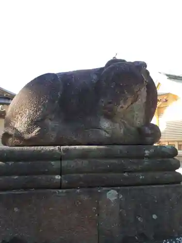 朝日森天満宮の狛犬