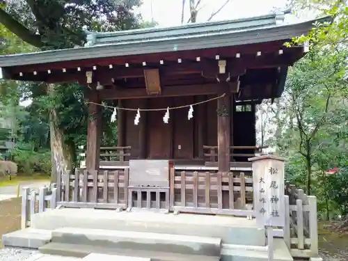 武蔵一宮氷川神社の末社・摂社