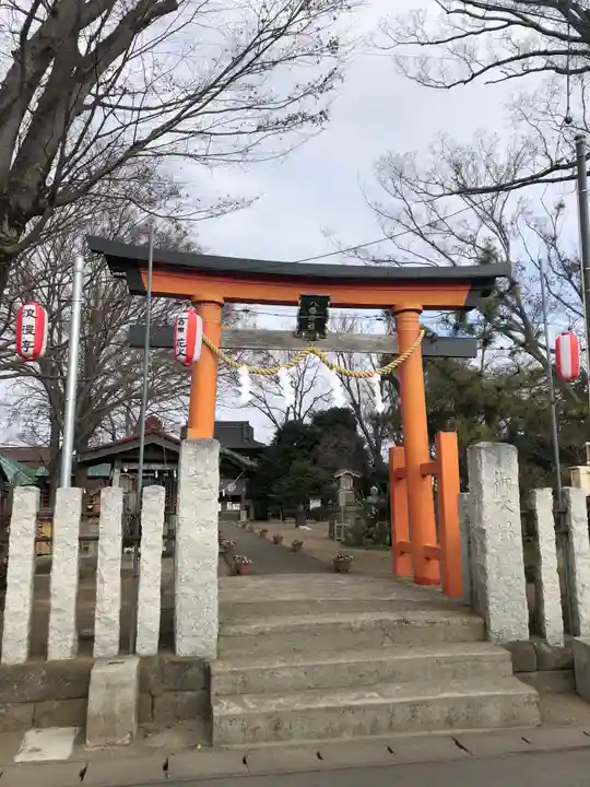 水海道鎮守 八幡神社の鳥居