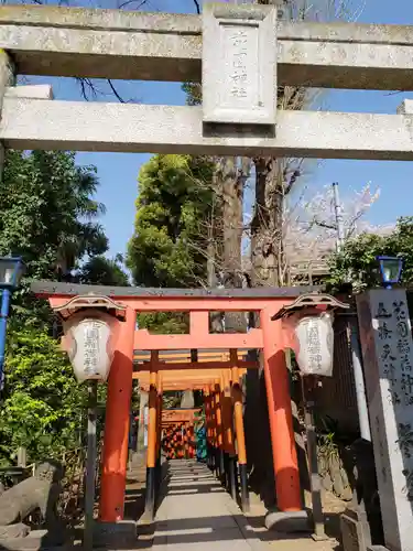 花園稲荷神社の鳥居