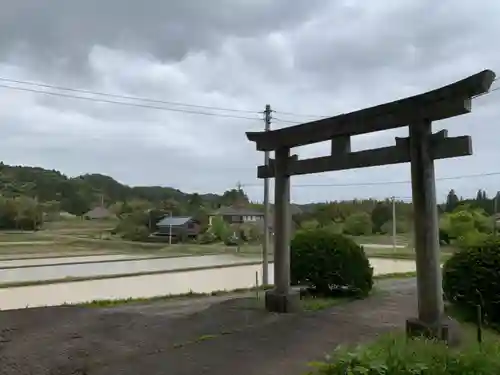 河伯神社の鳥居