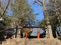 大谷場氷川神社の鳥居