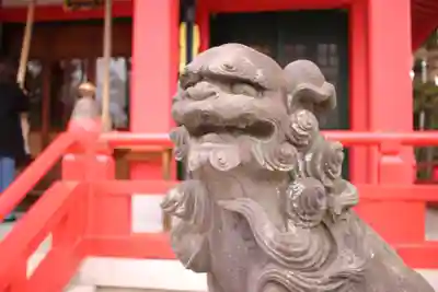 越谷香取神社の狛犬