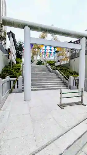 駒込妙義神社の鳥居