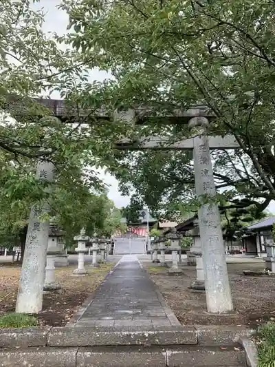 小笠原神社の鳥居
