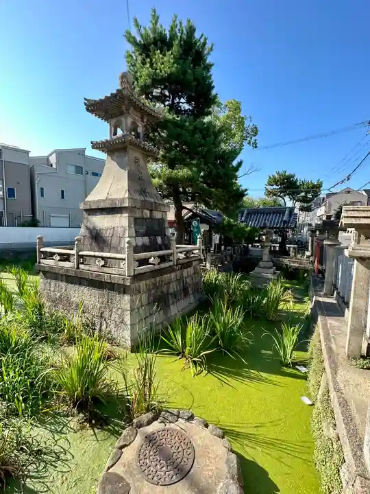 浅澤社(住吉大社境外末社)の庭園