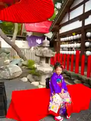 別小江神社の七五三参