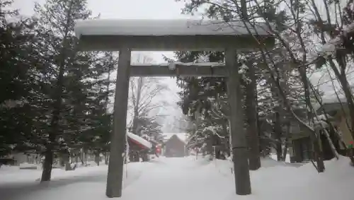 興部神社の鳥居