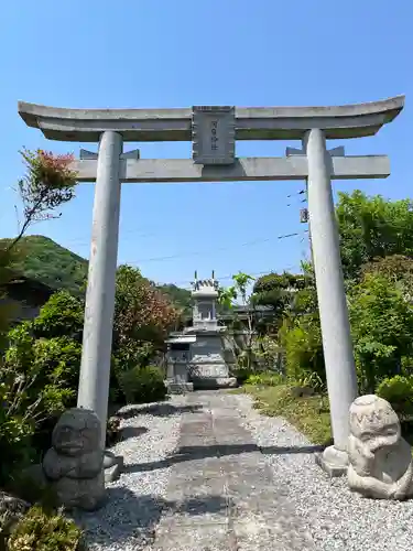 河童神社の鳥居