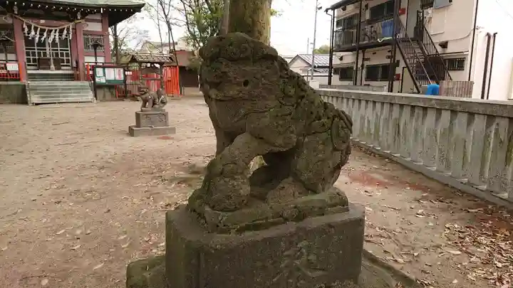 青渭神社の狛犬