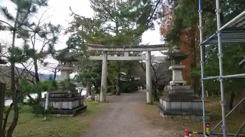 治水神社の鳥居