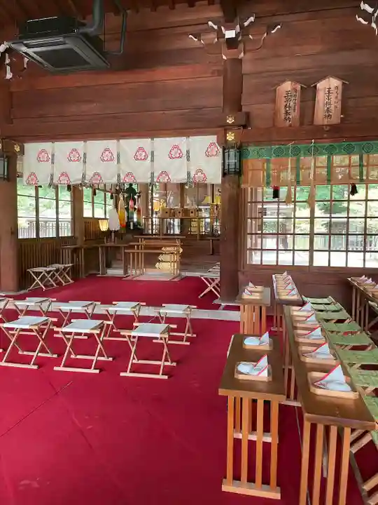 群馬県護国神社の本殿・本堂