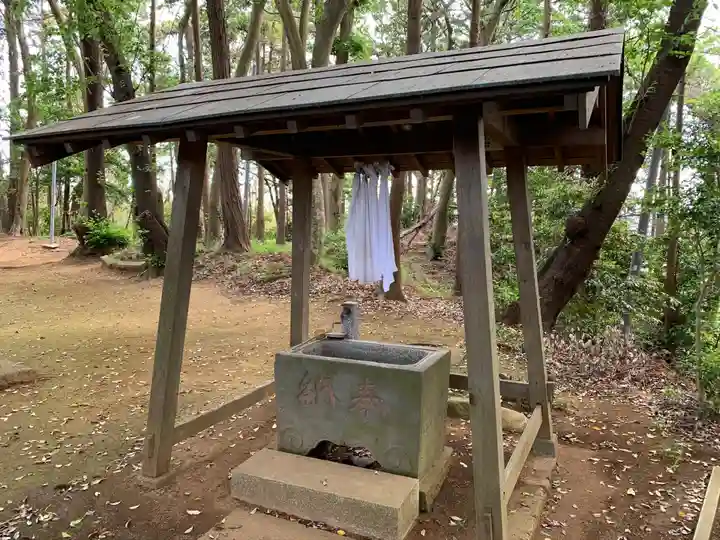 白幡神社の手水舎