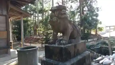 鹿島静神社の狛犬