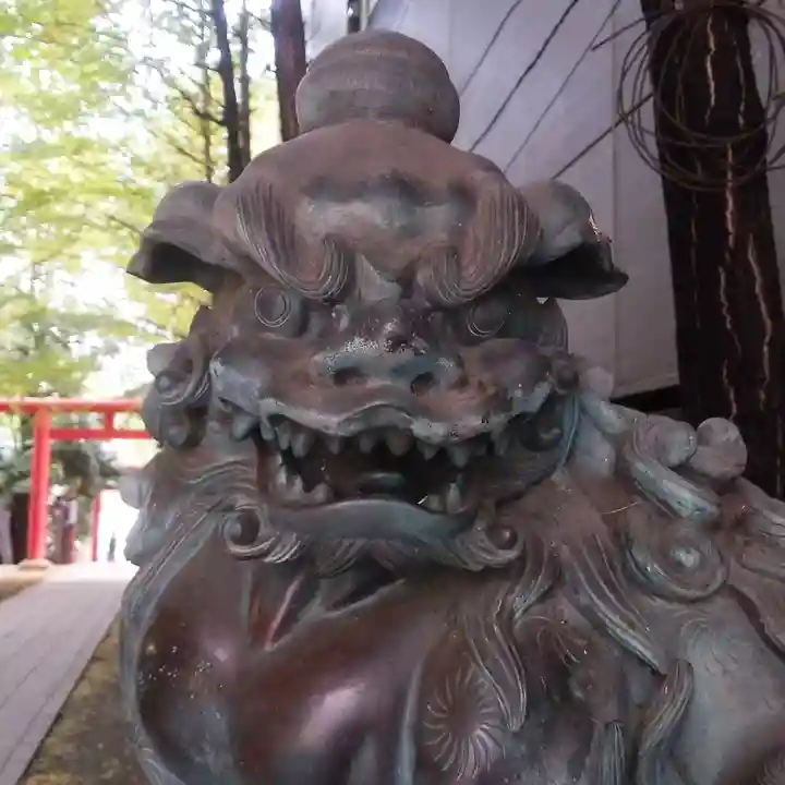 花園神社の狛犬