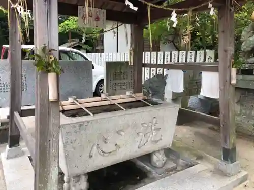 城山神社の手水