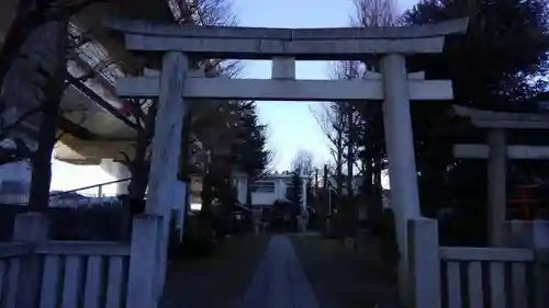 小谷野神社の鳥居