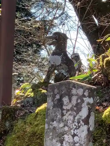 武蔵御嶽神社の狛犬