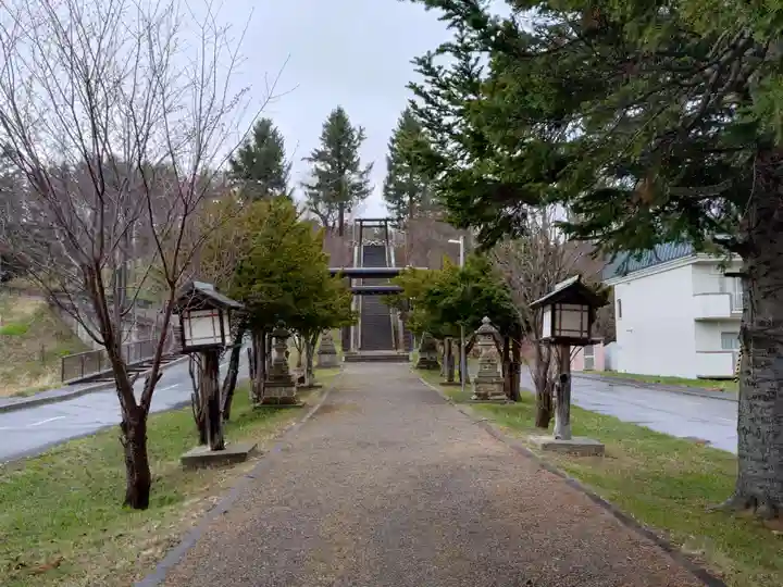 留辺蘂神社の鳥居
