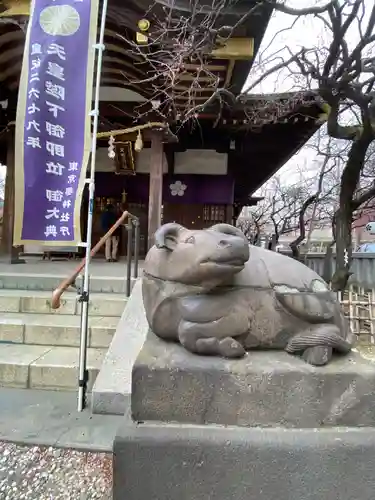 牛天神北野神社の狛犬