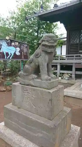 千束八幡神社の狛犬