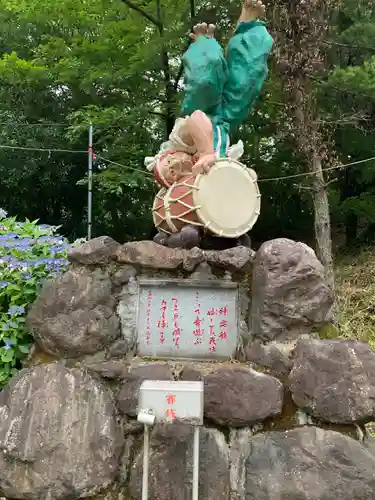 鉾神社の像