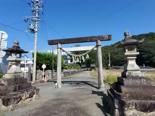 濱名惣社神明宮の鳥居