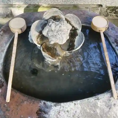 牛天神北野神社の手水