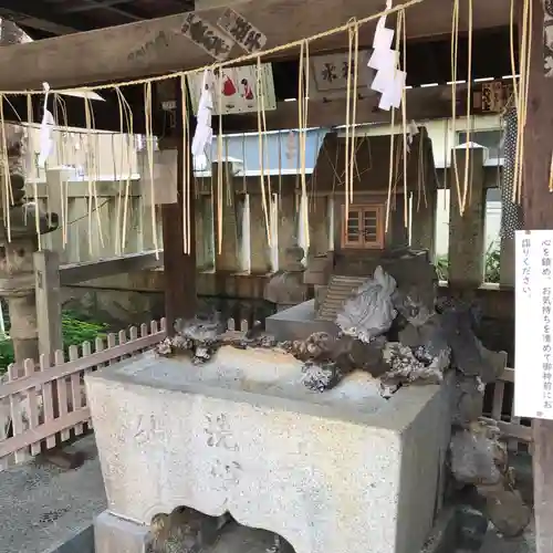 堀切天祖神社の手水舎
