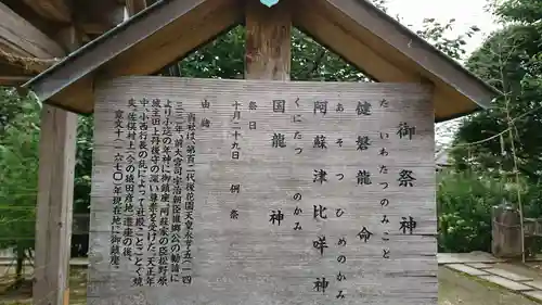 佐俣阿蘇神社の歴史