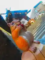 札幌諏訪神社の像