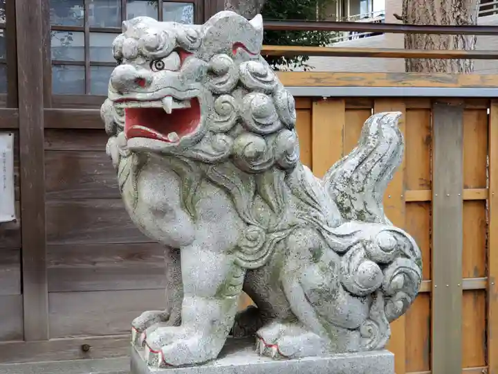 物部神社の狛犬