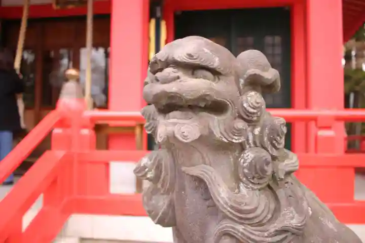 越谷香取神社の狛犬