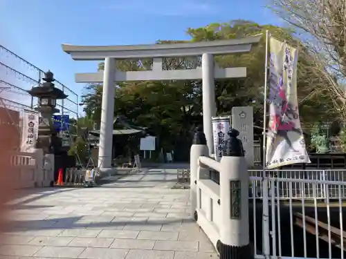 白旗神社の鳥居