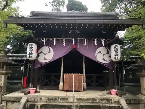許波多神社（小幡東中鎮座）の本殿・本堂