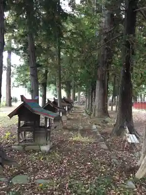大井俣窪八幡神社の末社・摂社