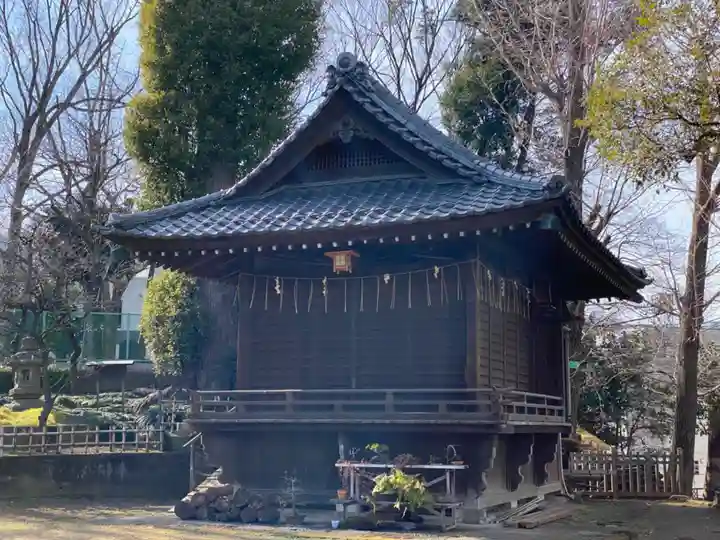 西向天神社の本殿・本堂