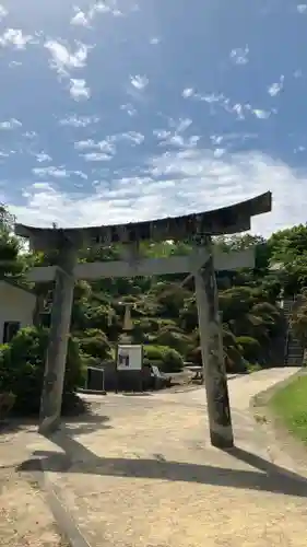 國鉾神社の鳥居