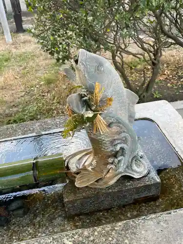 荒生田神社の手水舎