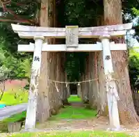 浪合神社の鳥居