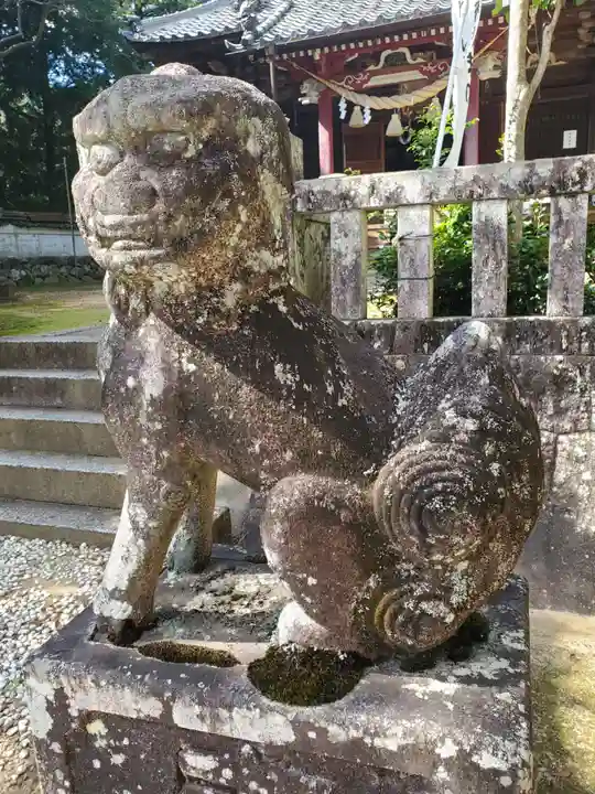 宮道天神社の狛犬
