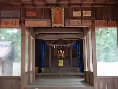 樹木神社の本殿・本堂