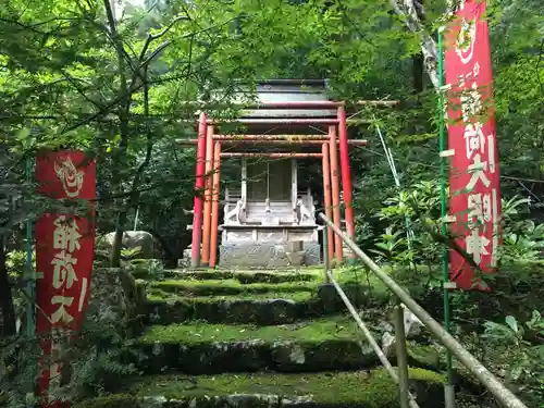 瑠璃寺の鳥居