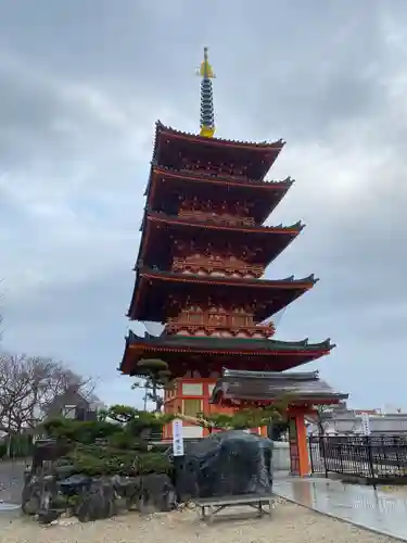 飯沼観音(銚子大仏·圓福寺)の塔