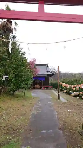 白山神社の鳥居