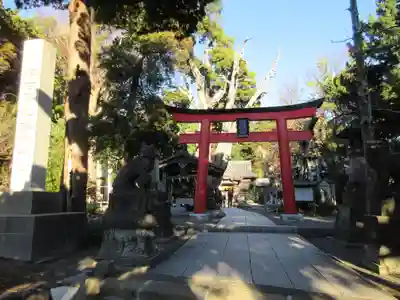 伊古奈比咩命神社の鳥居
