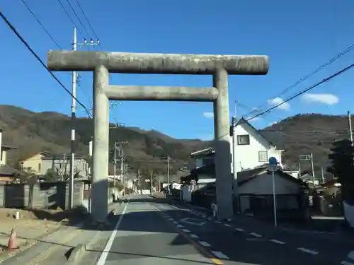 山梨縣護國神社の鳥居