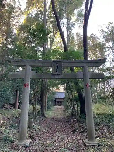 大六天神社の鳥居