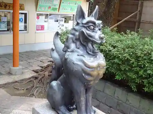 稲毛神社の狛犬