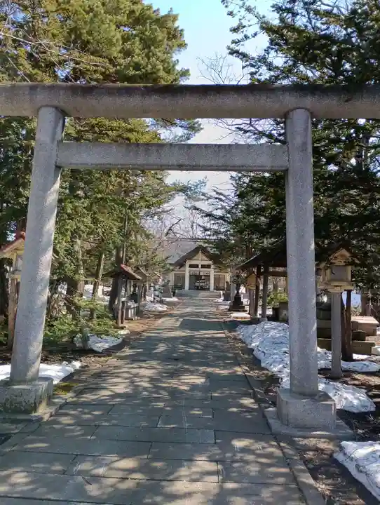 妹背牛神社の鳥居